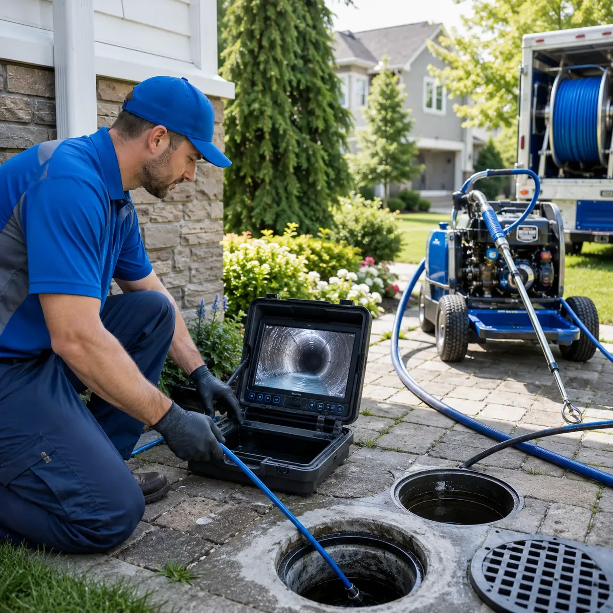 Outdoor drain cleaning professionals serving Reads Landing, MN